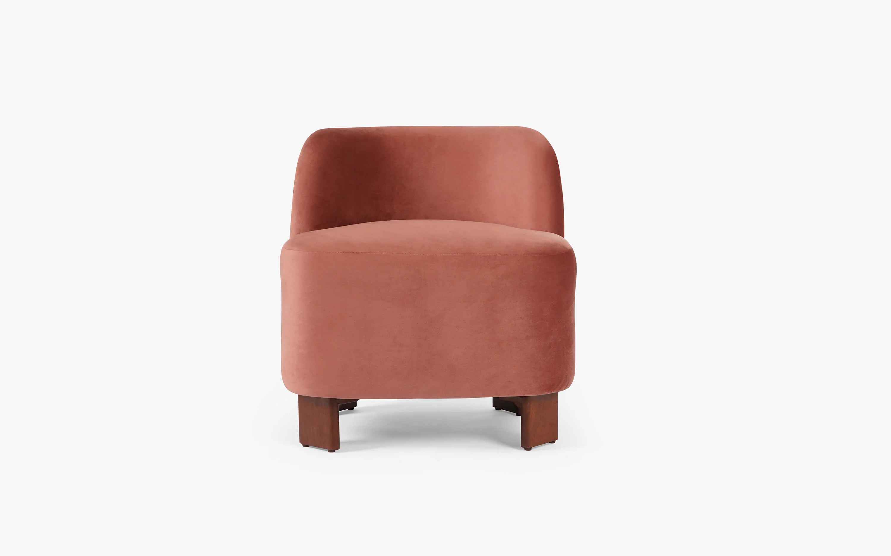 Maru Lounge Chair Coral Pink