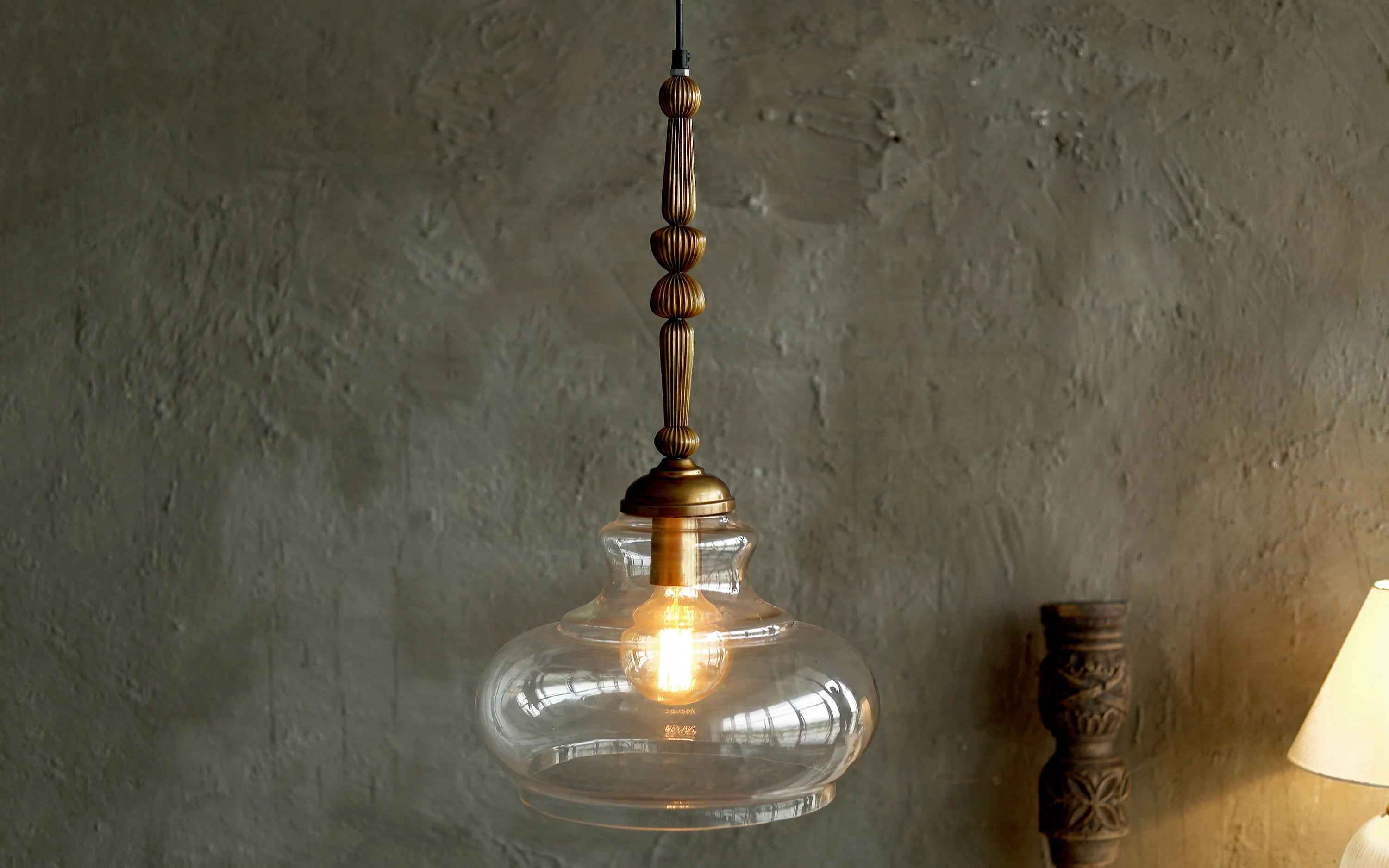 Kurashi Oval Hanging Lamp