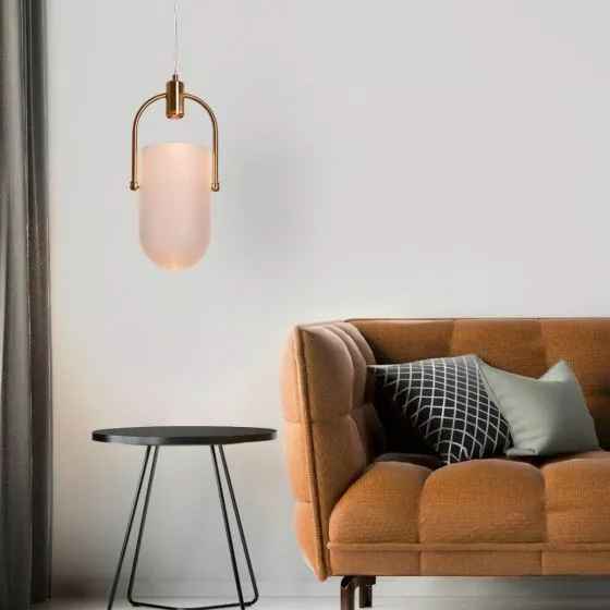 Led Frosted Pendant Light