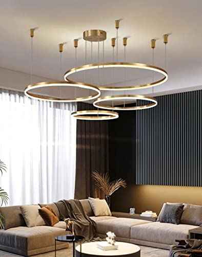 4 Rings Led Chandelier