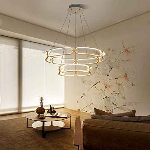 Flush Mount Modern Chandelier