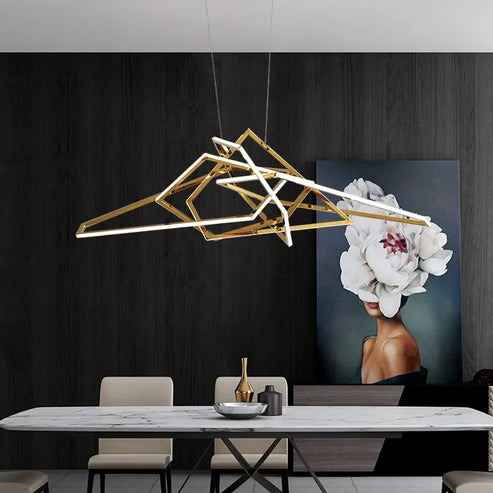 Polygonal LED Chandelier