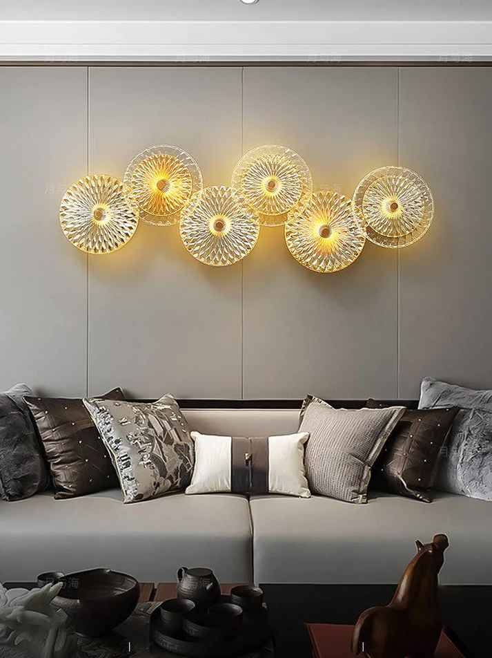 6 Light Led Wall Art Lamp