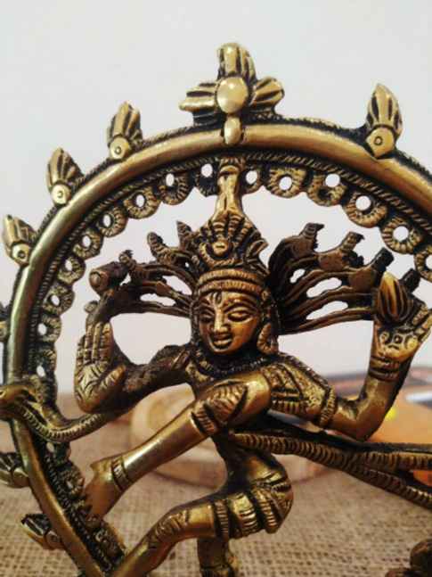 The Shaivya Brass Table Top Decor