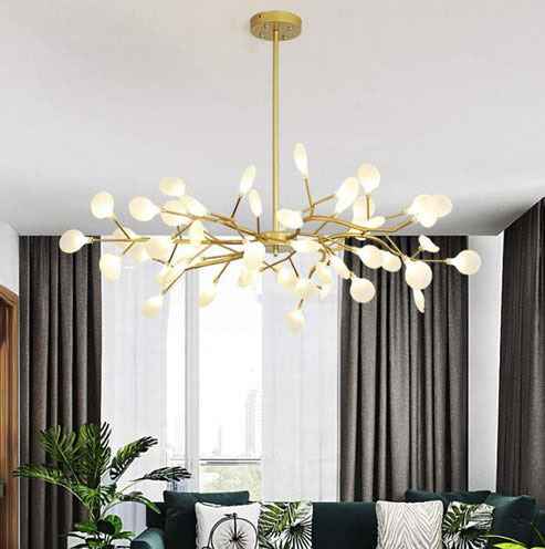 45 Lights Firefly Sputnik Chandelier