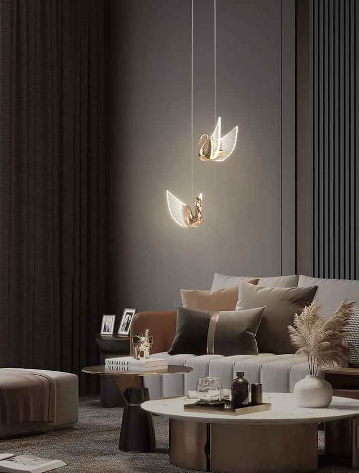 Swan Bedside Pendant Light