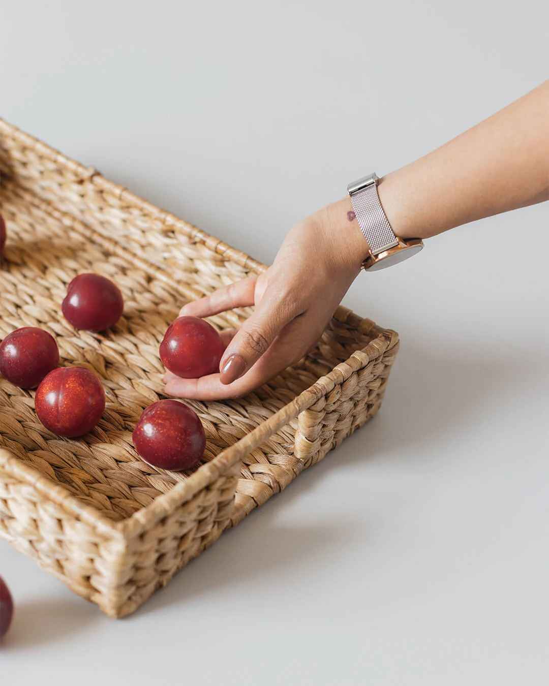 Rectangular Wicker Tray