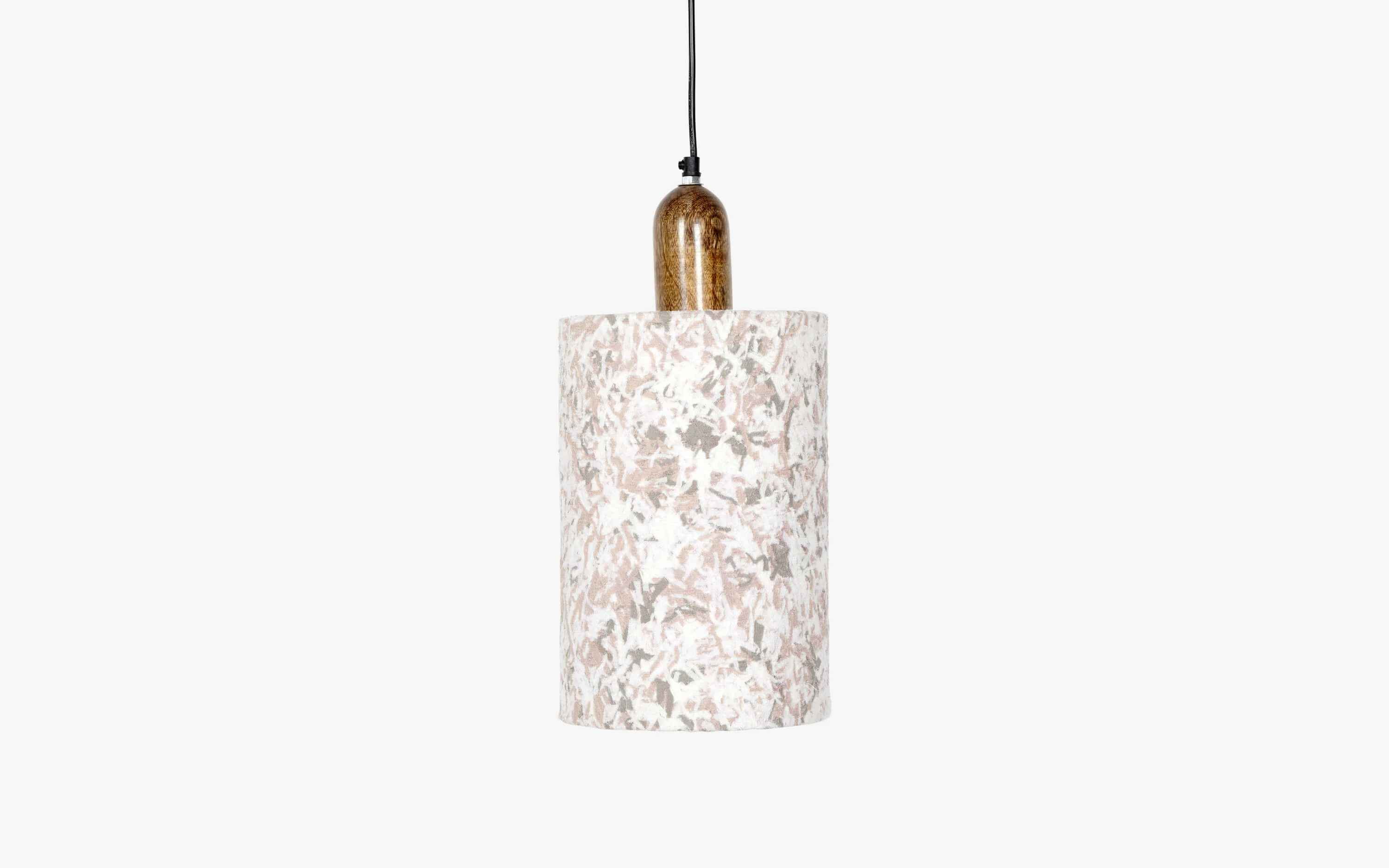 Flake Hanging Lamp Beige Tall