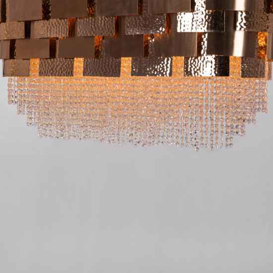 Gold Plated Metal Led Chandelier